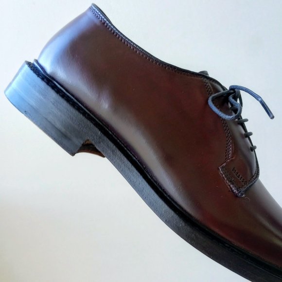 Allen Edmonds Men\'s Leeds Shell Cordovan Derby Dress Shoe Handcrafted in the USA main image 7